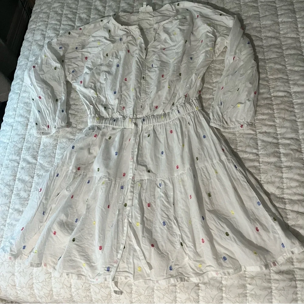 Lou & Grey Rainbow Clip long Sleeve Shirtdress Size XS - Picture 4 of 9